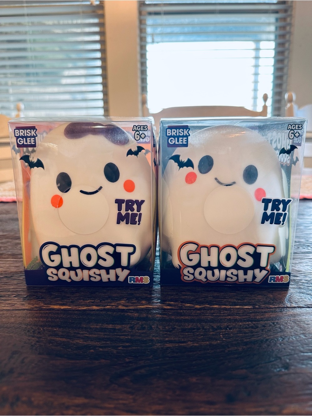 👻🧡🖤 Adorable Girl and Boy Jumbo Ghost Squishies 👻🧡🖤